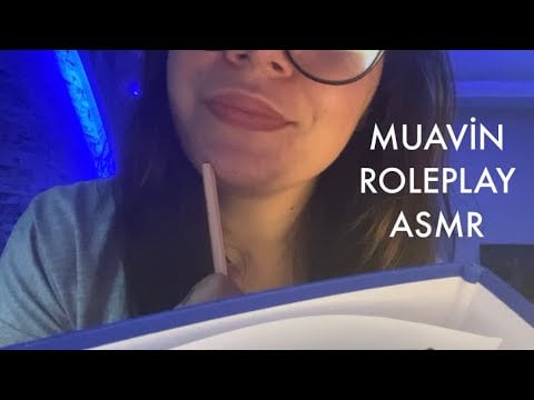 Muavin Roleplay ASMR (Türkçe ASMR) Fısıltı ve Yol Sesleri