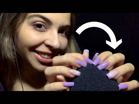 ASMR SCRATCHING E TAPPING NO MICROFONE | Arranhando o Microfone