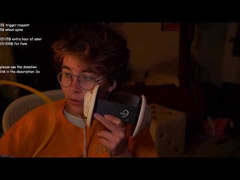 IRL ear cleaning asmr ....