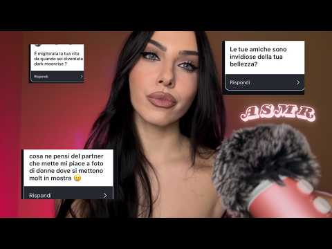 ASMR RISPONDO A DOMANDE ESTREMAMENTE PERSONALI 😱 (solo domande scomode!)