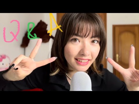 ASMR 🌺🌼 質問コーナー 🌻🌷