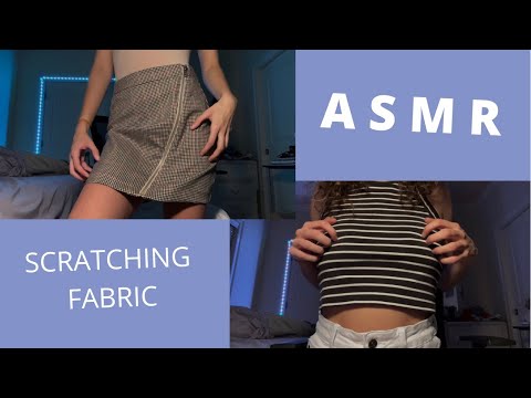 ASMR | FAST & AGGRESSIVE FABRIC SCRATCHING (multiple outfits)