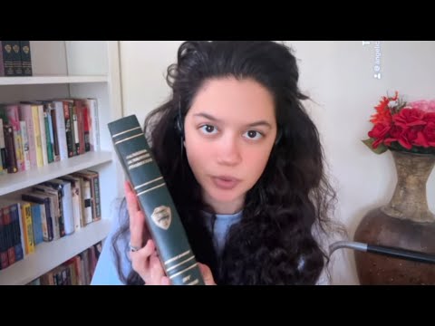 asmr • soft librarian checks out some Harvard classic books for you ♡ ‧₊˚ ⋅ ౨ৎ  ‧₊ .ᐟ