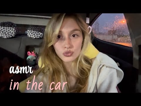 lofi asmr in my car - tingly invisible scratching and lots of tapping + personal attention 🎉❤️