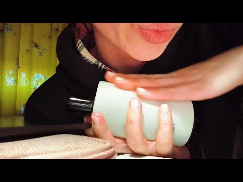 ASMR | GIRL WHISPERS IN PORTUGUESE FOR YOU & TAPPING SOUNDS 