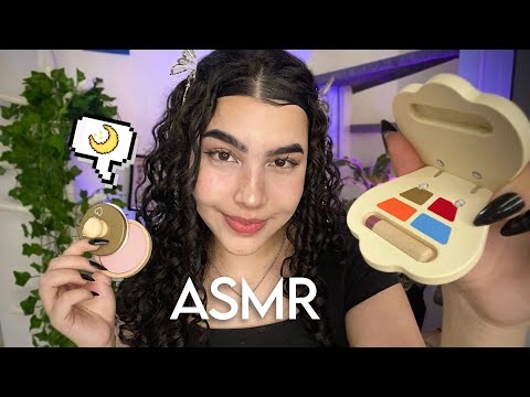 ASMR: FAZENDO SUA MAQUIAGEM APENAS COM OBJETOS DE MADEIRA | Personal Attention 🪵🤎