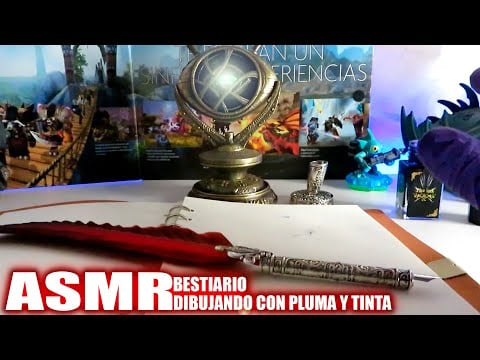 ASMR | Bestiario - Dibujando con Pluma & Tinta