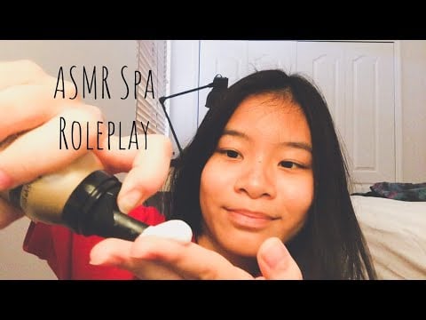 ASMR Spa Roleplay (Face Cleansing, Lotion, Scalp Massage...)
