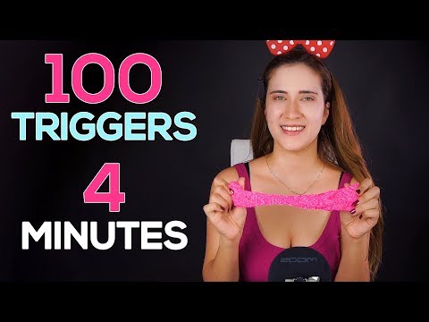 100 TRIGGER en 4 MINUTOS, para dormir rapido. ASMR No Talking