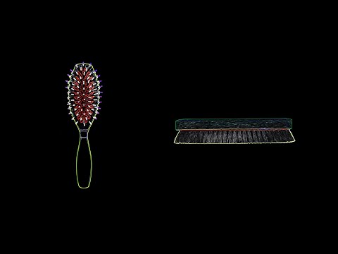 ASMR - 61 Hair brush & Fabric brush [No talking] [Layered]