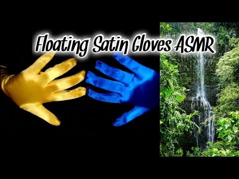 💟💛🔵 Satin Gloves Compilation 🧤 w/ Jungle Rainstorm Sounds 🌧️ No Talking 🤫 No Midroll Ads