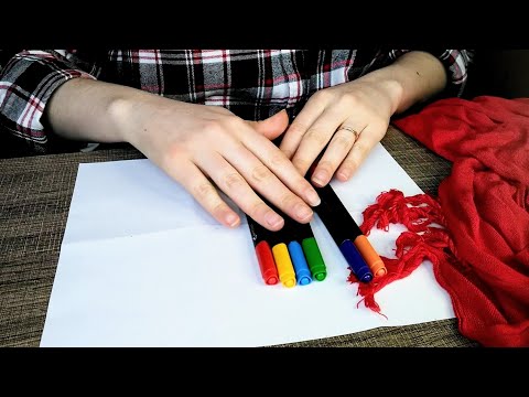 asmr {DRAWING & TRACING shapes & patterns} Colorful Markers - Calming Visuals - Lo-Fi