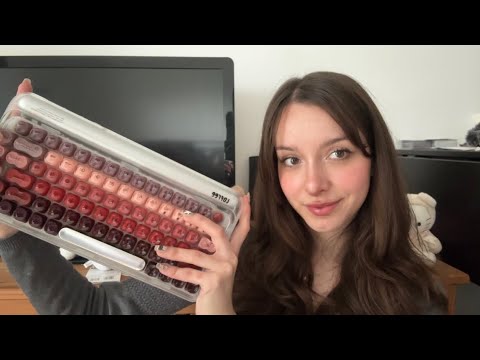 ASMR to relax to 🐾 (keyboard sounds, scratching, tapping)