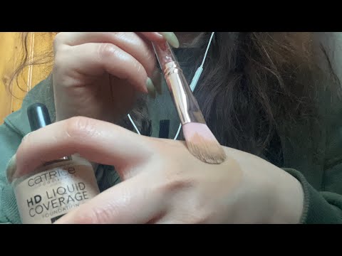 ASMR doing your makeup🎀 lofi sound, rummage - no talking 