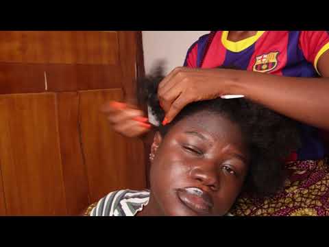 ASMR Attentive Hair Parting, Cornrow Takedown,  Scalp Blowing & Massage 💆‍♀️