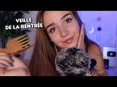 ASMR 📖 Veille de la rentrée : je te relaxe, te rassure et te prépare 💞🧸