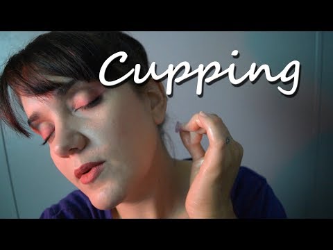 ASMR Neck and Shoulder Cupping - Massage, Sticky Hand Sounds