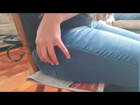 Jean Scratching Newspaper ASMR Request