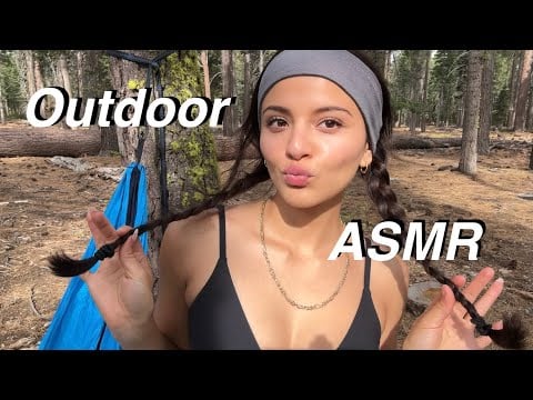 A layered visual, mouth, and hand sound freestyle in the woods| fast and aggressive plucking, etc