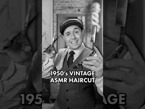 1950's VIP Vintage Barbershop Haircut & Shave | ASMR Roleplay