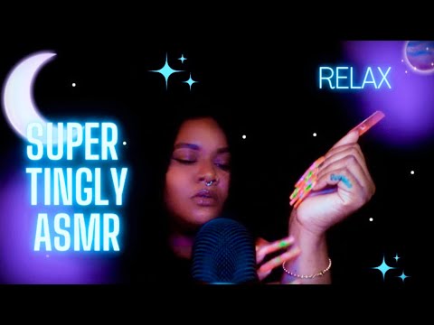 ASMR✨LONG NAIL TAPPING & CLACKING (Soothing Whispers, Mouth Sounds & Scratching ✨ Deep Sleep