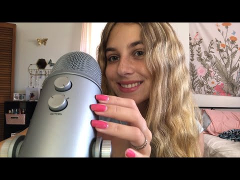 ASMR fast mic scratching and tapping 💕 minimal talking