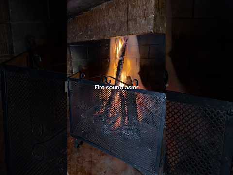 Asmr with Fire Sound #asmr #cozyambience #asmrsounds #asmrfire #asmrfireplace #fireplacesounds