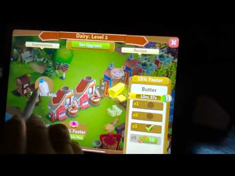 Playing Farmville on iPad ASMR