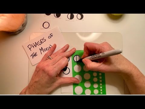 Trying to Explain the Phases of the Moon ~  Soft Spoken ASMR