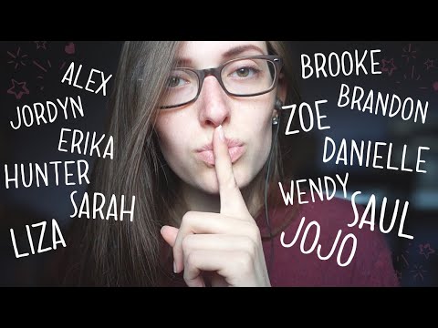 ASMR Whispering Your Name 🤫