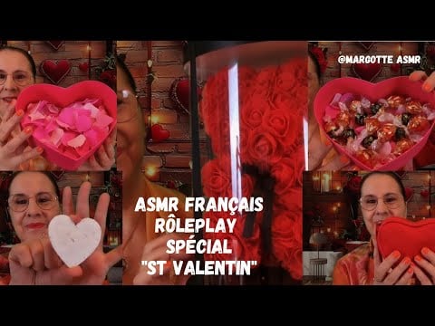 ASMR français J'organise le week-end de la Saint-Valentin pour ma meilleure amie et son compagnon.❤️