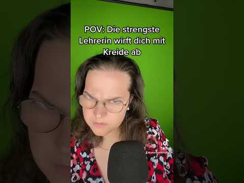 POV: Die strengste Lehrerin wirft dich mit Kreide ab #shorts #asmrshorts #asmrpov