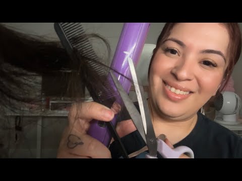 ASMR| Hair Stylist Roleplay- haircut 💇🏻‍♀️ & hair style (personal attention 💤)