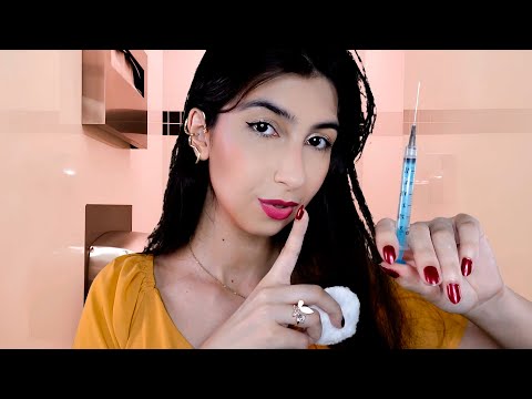 ASMR Colocando Botox em você CLANDESTINAMENTE 🤫