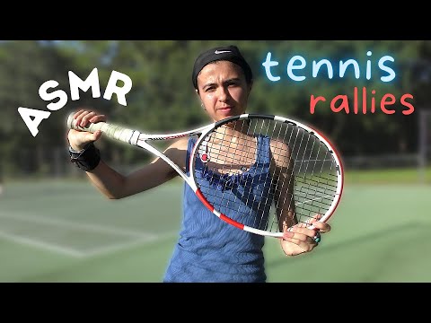 ASMR || tennis rallies in the Florida heat (lofi)