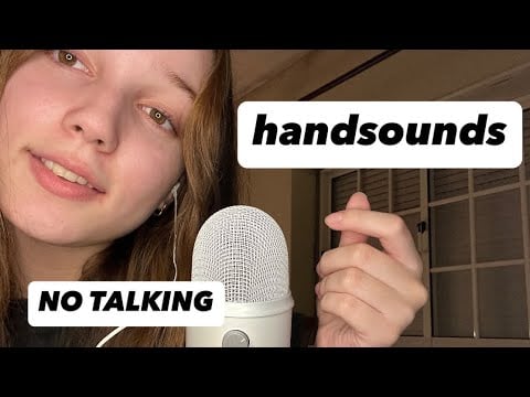 Hand Sounds No Talking with the mic |ASMR