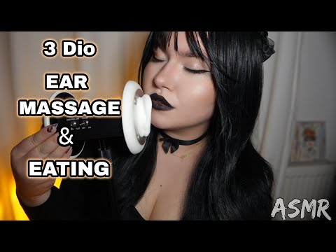3dio Mouth Sounds and Ear Massage ASMR *very tingly*