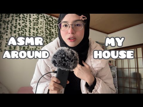 【ASMR】tascam mic around my house (scratching, tapping, overexplaining stuffs) 🐰⭐️