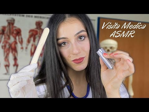 👩‍⚕ VISITA MEDICA RILASSANTE per la TONSILLITE 💊/ROLEPLAY ASMR ITA