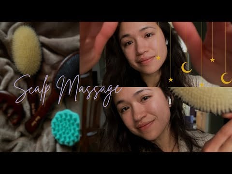 Cozy Scalp Massage & Hair Brushing for Sleep Relaxation | ASMR Personal Attention