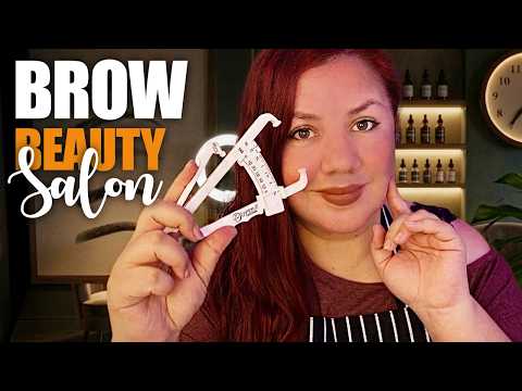 ASMR EXCLUSIVE Eyebrow BEAUTY SALON Roleplay 📏 Detailed Personal Attention Roleplay