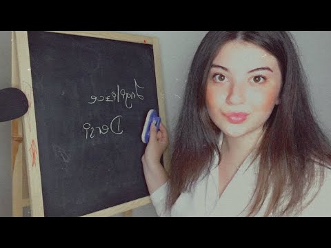 Türkçe Asmr | Öğretmen Roleplay | Özel İngilizce Dersi Veriyorum | Teacher Roleplay |