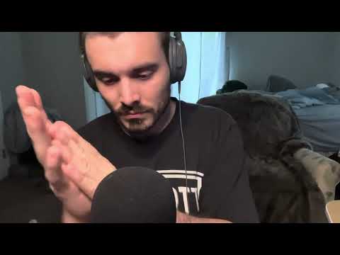 Fast and Aggressive Hand Sounds Skin Scratching and Squeezing