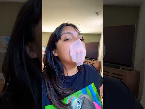 BUBBLE ASMR | blowing bubble chewing popping sounds #asmr #bubblegum