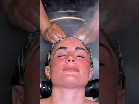 ASMR: Healthy Head Spa with Banana Leaf, Scalp Check and Shoulder Massage