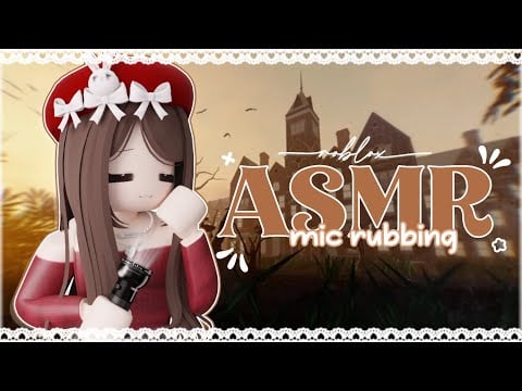 ꒰ roblox asmr 🌸꒱ gently massaging away your stress! ♡ tingly tascam mic gripping & rubbing