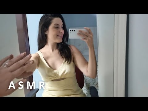 💤 ASMR - TAPPING, SCRATCHING E SUSSURROS NO ESPELHO.