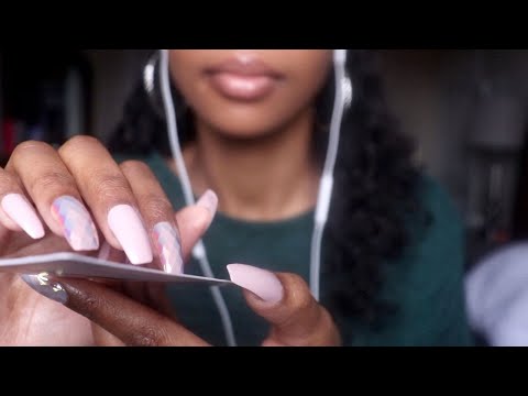 ASMR Tapping - No Talking (light Scratching, brushing, personal attention) No Talking