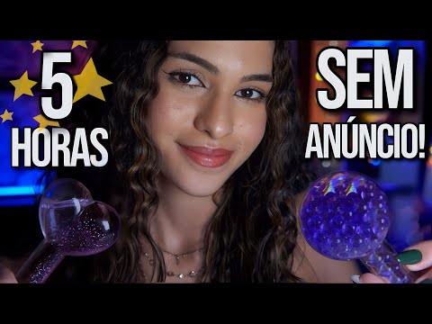 ASMR 5 HORAS SEM ANÚNCIO PARA DORMIR SEM INTERRUPÇÃO 😴