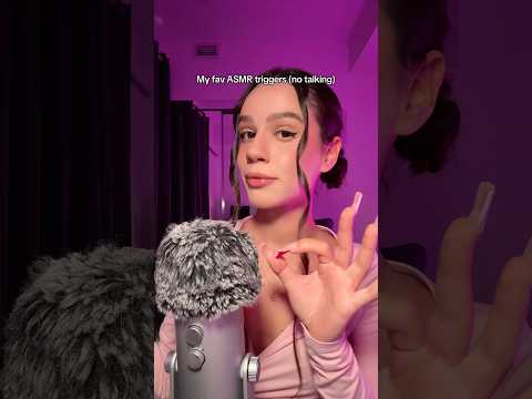 MY FAVOURITE ASMR TRIGGERS (no talking)!😴 What’s about yours? #asmr #asmrsounds #sleep #tingles